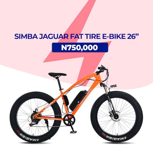 Simba Jaguar Fat Tire E-Bike 26